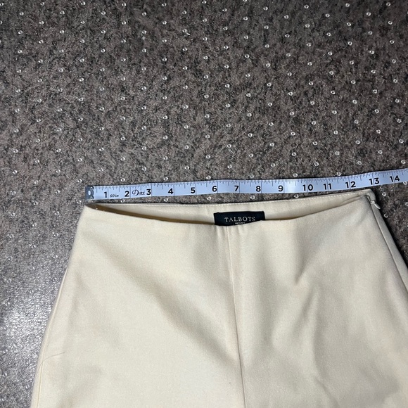 Talbots White Wool Dress Pants - Picture 5 of 7